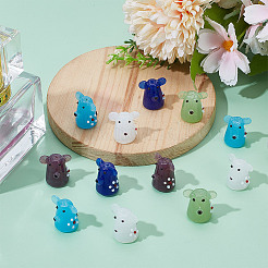 12шт ручной работы бусины лэмпворк&nbsp;LAMP-DR0001-12