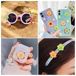 Кабошоны из смолы 30шт 6 цветов&nbsp;RESI-YW0005-98