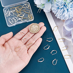 40 шт. 2 цвета латунные крючки для серег&nbsp;KK-UN0004-59