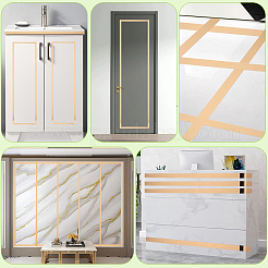 Водонепроницаемая кромка из ПВХ-пластика&nbsp;DIY-WH0419-71A-02