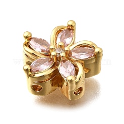 Многожильные звенья из латуни с паве из кубического циркония&nbsp;KK-F913-09G