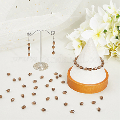 325шт прозрачные стеклянные бусины нити&nbsp;EGLA-PA0001-04B