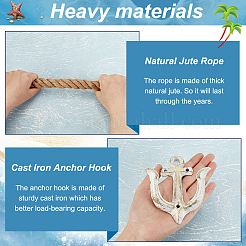 2 комплект 2-х цветных железных крючков-вешалок&nbsp;AJEW-GL0001-75