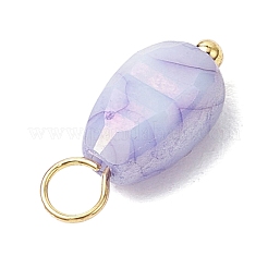 20 шт. непрозрачные стеклянные подвески с эффектом кракле&nbsp;PALLOY-JF03952-03