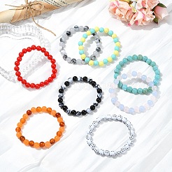 600шт 24 цвета непрозрачные акриловые бусины&nbsp;MACR-YW0003-26