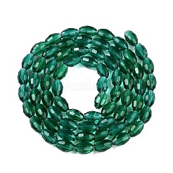 Прозрачные стеклянные бусины&nbsp;EGLA-A037-T6x8mm-D11