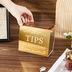 Акриловые коробки для хранения советов пожертвований&nbsp;CON-WH0115-09