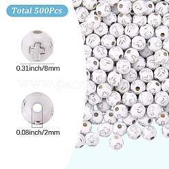 500 шт. Покрытие акриловыми бусинами&nbsp;PACR-SP0001-09A