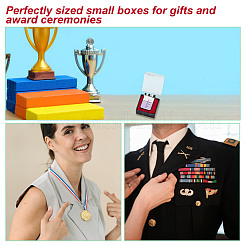 Пластиковая коробка с флокирующимся блистером&nbsp;CON-WH0106-11C