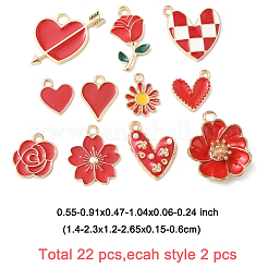 Подвески из сплава 22 шт.&nbsp;ENAM-FP0001-76