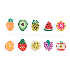 150шт 10 стилей ручной работы из полимерной глины&nbsp;CLAY-CJ0001-23