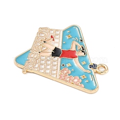 Подвески из спортивного сплава с эмалью&nbsp;ENAM-I074-01G-04