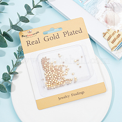 150шт 3 стильные латунные бусины&nbsp;KK-BBC0012-08