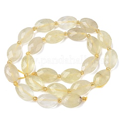 Нити из натуральных бусин лимонного кварца (обработанных нагреванием)&nbsp;G-A295-A11-01