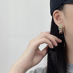 Прямоугольные серьги-гвоздики с подвесками из сплава&nbsp;FS-WGA7275-01