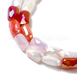 Стеклянные бусины с гальваническим покрытием &nbsp;X-EGLA-P065-02A-06