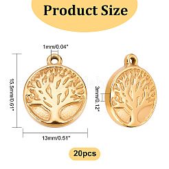 20 шт. подвески из нержавеющей стали 304&nbsp;STAS-DC0010-84