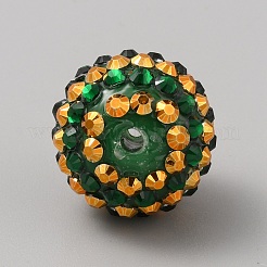 Тематика дня святого патрика крупные смоляные стразы шарики-бусины из жевательной резинки&nbsp;LS-RESI-CJC0025-02E