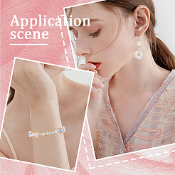 300 шт. Прозрачные акриловые бусины&nbsp;TACR-SP0001-04