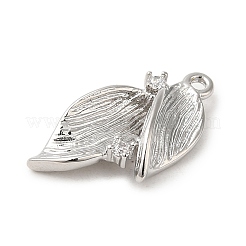 Латунные микро проложить кубического циркония подвески&nbsp;LS-KK-D071-05P