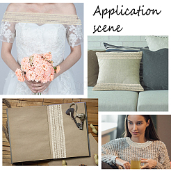 Плоская хлопковая кружевная лента длиной 5 ярд.&nbsp;OCOR-GF0004-71D-01