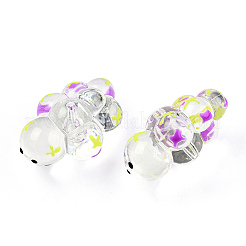 Прозрачные акриловые бусины&nbsp;ACRC-T012-01-B02