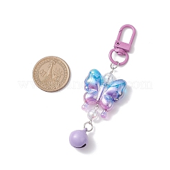3шт 3-х цветная акриловая подвеска-бабочка&nbsp;HJEW-JM03870