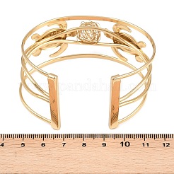 Браслеты-манжеты из нержавеющей стали 304.&nbsp;BJEW-Z161-03G