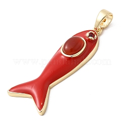 Подвески из натурального сердолика (окрашенные и нагретые)&nbsp;KK-Z137-19G-02