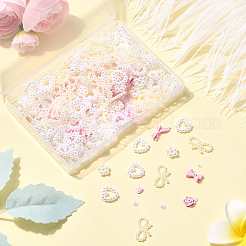 644 шт. имитация жемчужных кабошонов из сплава&nbsp;MRMJ-SP0001-13