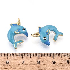 Латунь эмаль подвески&nbsp;KK-T072-22G