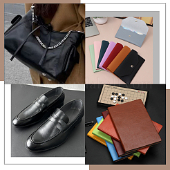 Блестящая ткань из искусственной кожи&nbsp;AJEW-WH20049-44A