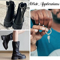 14 шт. 7 стиля подвески для обуви в виде птичьего черепа из сплава&nbsp;HJEW-CJ00037