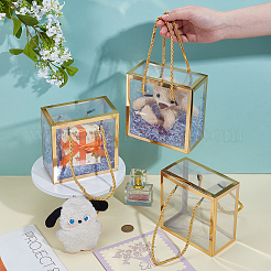 Складные прозрачные упаковочные коробки из ПВХ с горячим тиснением&nbsp;CON-WH0123-24B-02