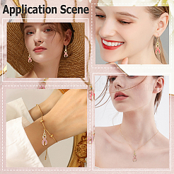 8шт 2 стиля латунные эмалевые подвески&nbsp;KK-BBC0020-37