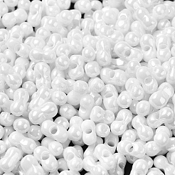 Непрозрачные цвета блестящие стеклянные бусины&nbsp;X1-SEED-B001-01A-12