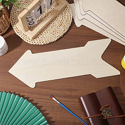 8 шт. незаконченная деревянная заготовка в форме стрелы&nbsp;WOOD-CA0001-86