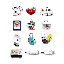 12 шт. 12 шт. штифтов из медицинской эмали&nbsp;JEWB-A033-03P