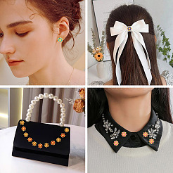 Кабошоны из сплава со стразами&nbsp;FIND-TA0008-43