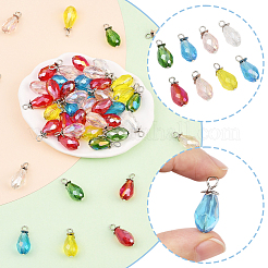 Подвески из гальванического стекла&nbsp;FIND-SP0004-73