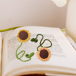 2 шт. 2 стиля подсолнух шерстяная пряжа подсолнух костюм аксессуары украшения&nbsp;DIY-DR0001-45