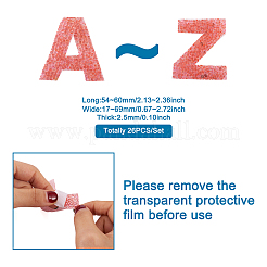 Нашивки со стразами в виде алфавита&nbsp;FW-TAC0001-01D