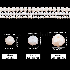 Стеклянные бусины с гальваническим покрытием &nbsp;EGLA-AR0001-06