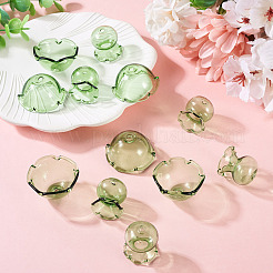 6 комплект прозрачных стеклянных колпачков&nbsp;GLAA-BY0001-07D