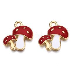 Подвески из сплава с эмалью на осеннюю тему&nbsp;ENAM-T009-46E-RS