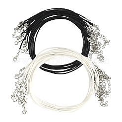 Воском хлопка ожерелье шнура материалы&nbsp;MAK-YW0001-25A