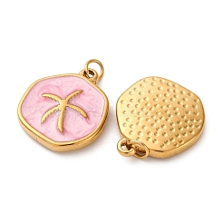 Подвески из нержавеющей стали 304 с эмалью&nbsp;STAS-U061-33G-B01