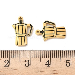 Подвески из нержавеющей стали 304 с эмалью&nbsp;STAS-I351-02G