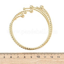 Браслеты-манжеты из нержавеющей стали 304 для женщин&nbsp;BJEW-B150-03G