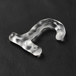 Подвески с алфавитом из прозрачной смолы&nbsp;RESI-C028-02J